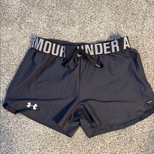 Under Armour Women's Dark Gray Athletic Shorts